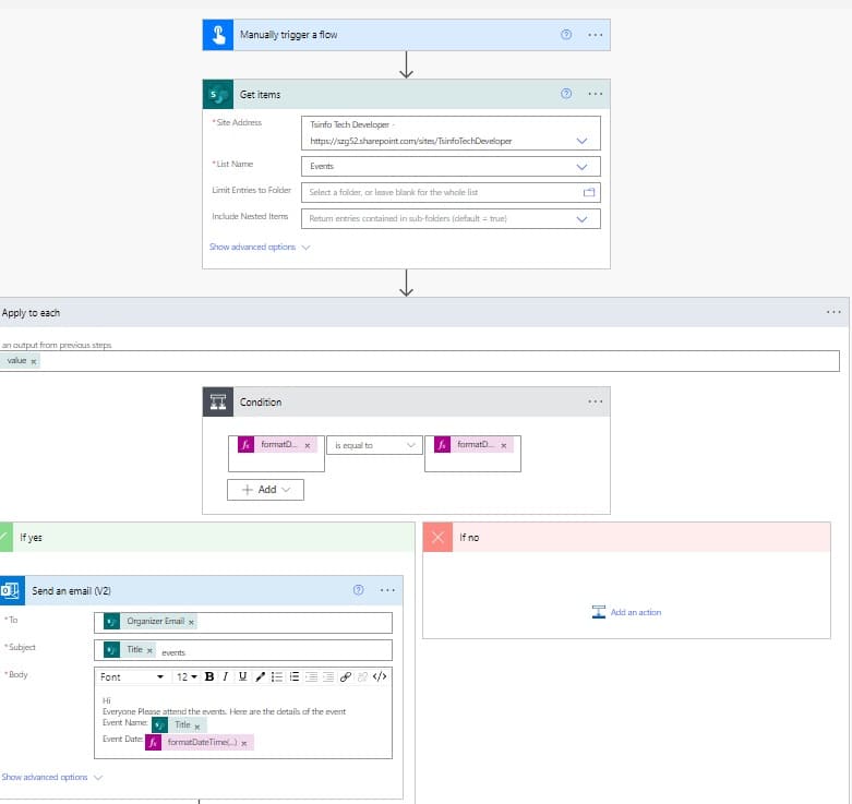 email time is wrong in Microsoft Power Automate