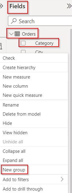 Example of Power BI Group by Value