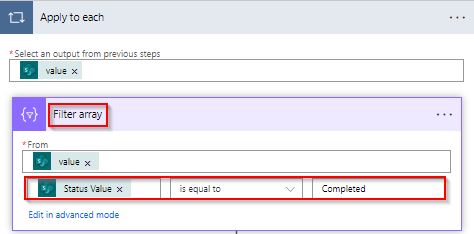 Example to Create an HTML Table from a filter array