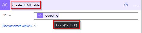 Example to Create an HTML Table from an Array