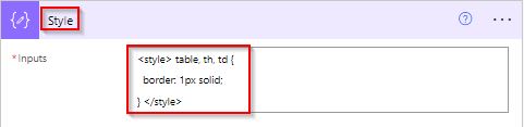 Example to Create HTML Table Formatting using Power Automate flow