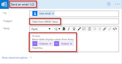 the property 'columns' must be specified unless the 'from' property value is an array of objects