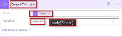 bad request - error in query syntax power automate