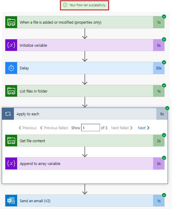 Example to send email with multiple attachments from local folder