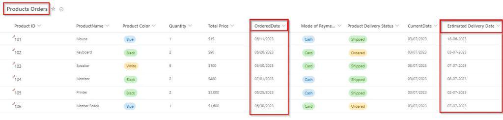 Example to Update Field with Today date using Power Automate flow