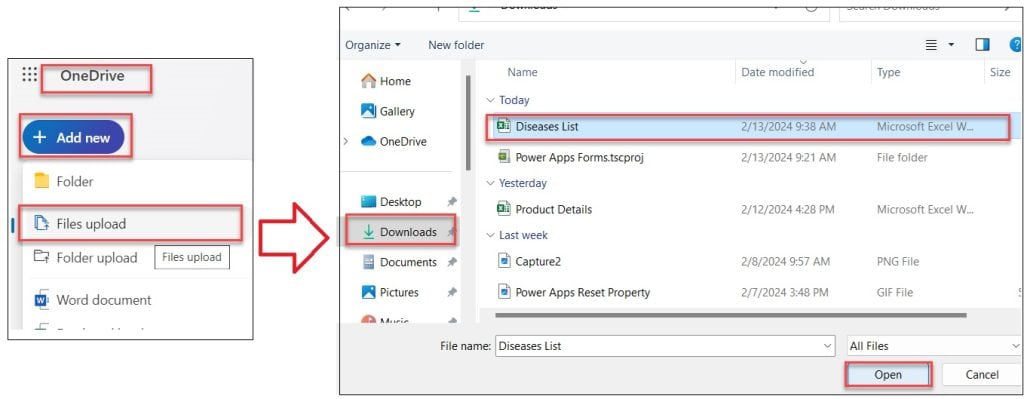 Export Data from Data Table to Excel in Power Apps