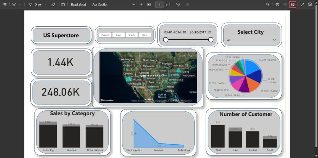 Export your Power BI reports as PDF documents