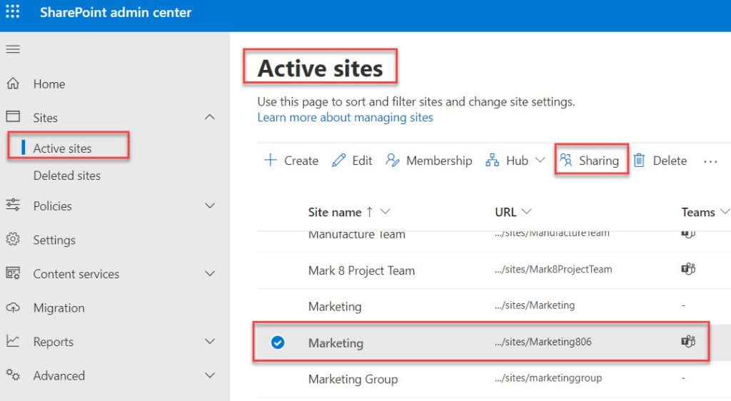 external sharing sharepoint