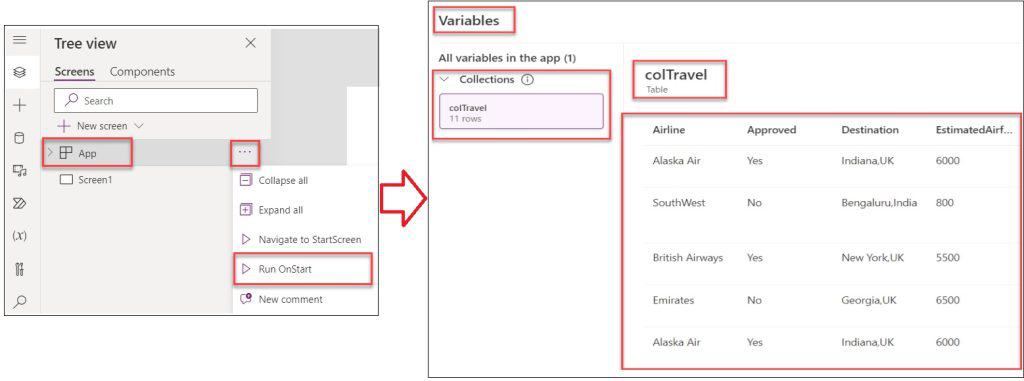 Filter Power Apps Datatable based on Dropdown Value