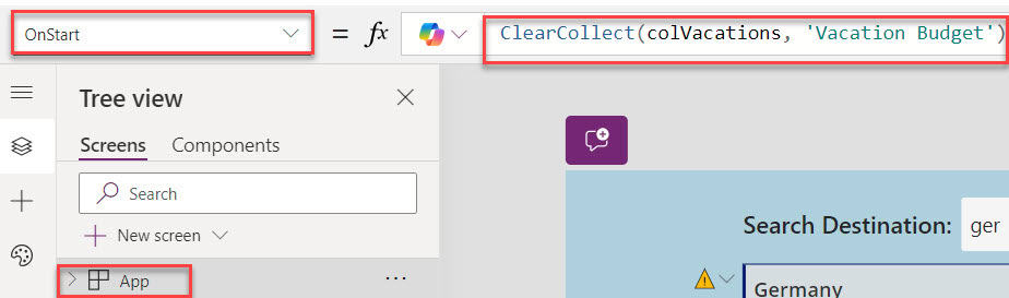 filter starts with powerapps