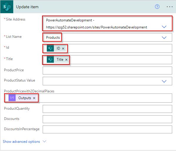 format number 2 decimal place using Power Automate flow