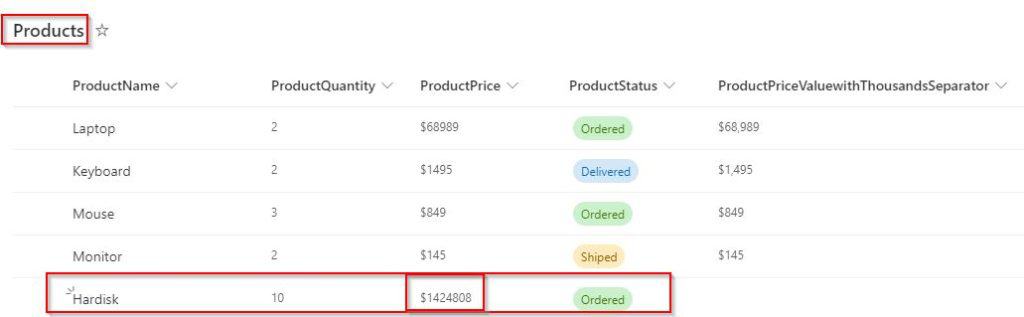 Format number thousands separators using Flow