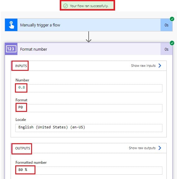 Format number to Percentage in Power Automate Format number to Percentage in Power Automate