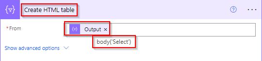 format number to remove decimal using select before creating a HTML Table for email