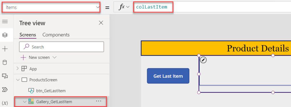 Get Last Item in the Power Apps Collection