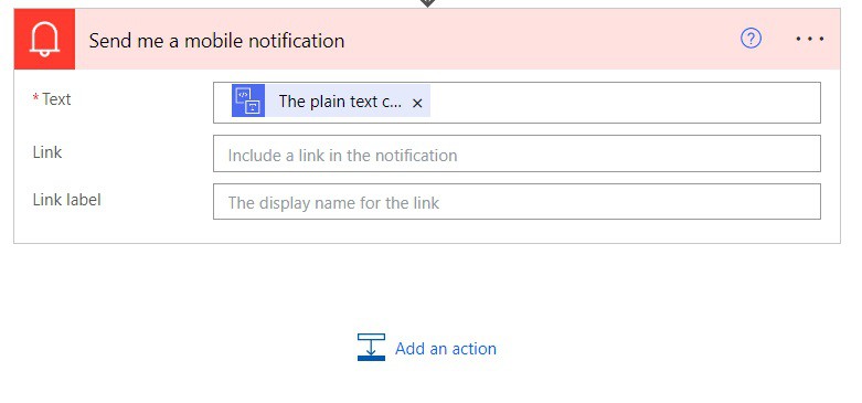 get teams message content in Power Automate