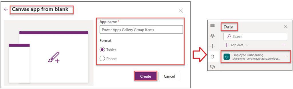 Group the Items in Power Apps Gallery Control