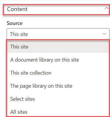 highlighted content sharepoint