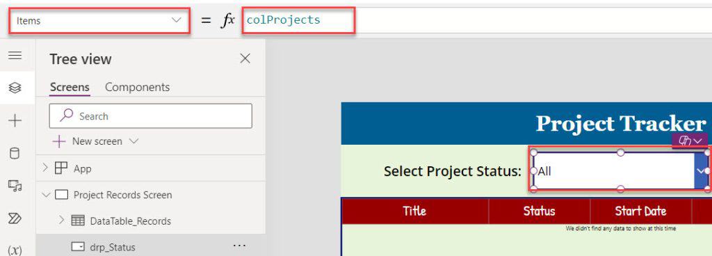 How to Add an All Option to PowerApps Dropdown