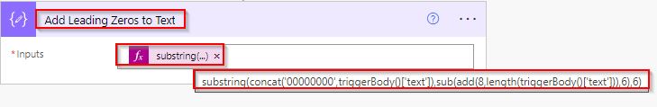 How to Add Leading Zeros to Text with the Substring Function in Power Automate