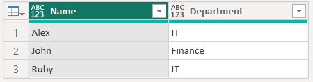 how to add new table in power query