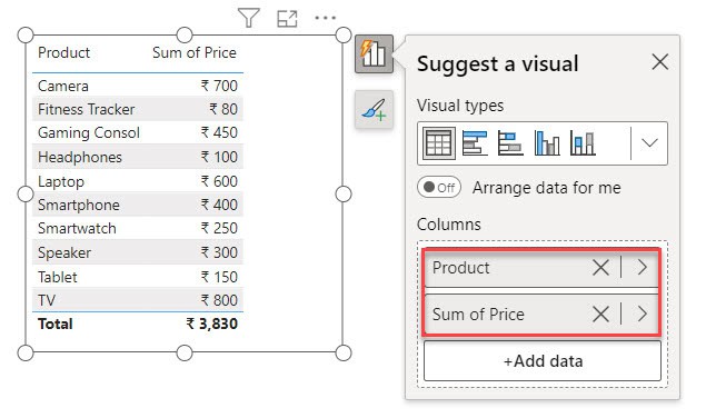 how to change background color in power bi