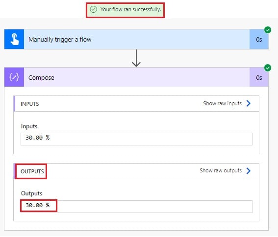 How to change the number format to percentage in Power Automate flow How to change the number format to percentage in Power Automate flow