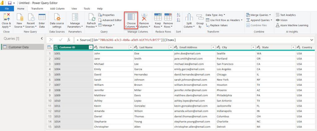 how to combine two columns in power bi