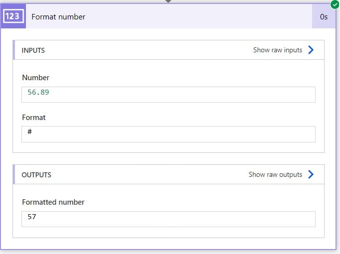 How to convert float to integer in power automate