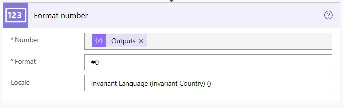 how to convert percentage to whole number Power Automate