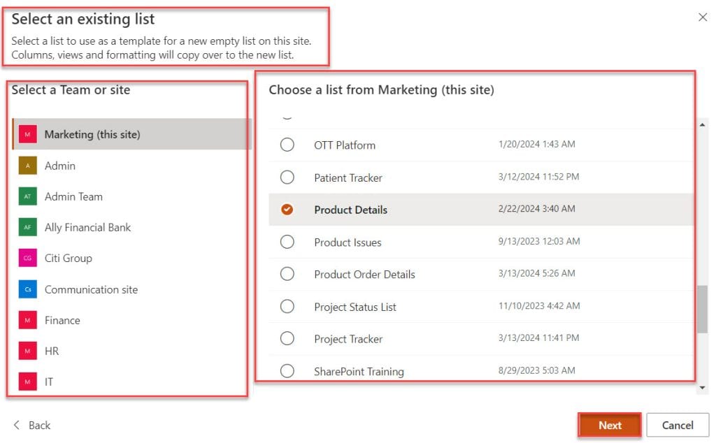 How to Create a SharePoint Online List