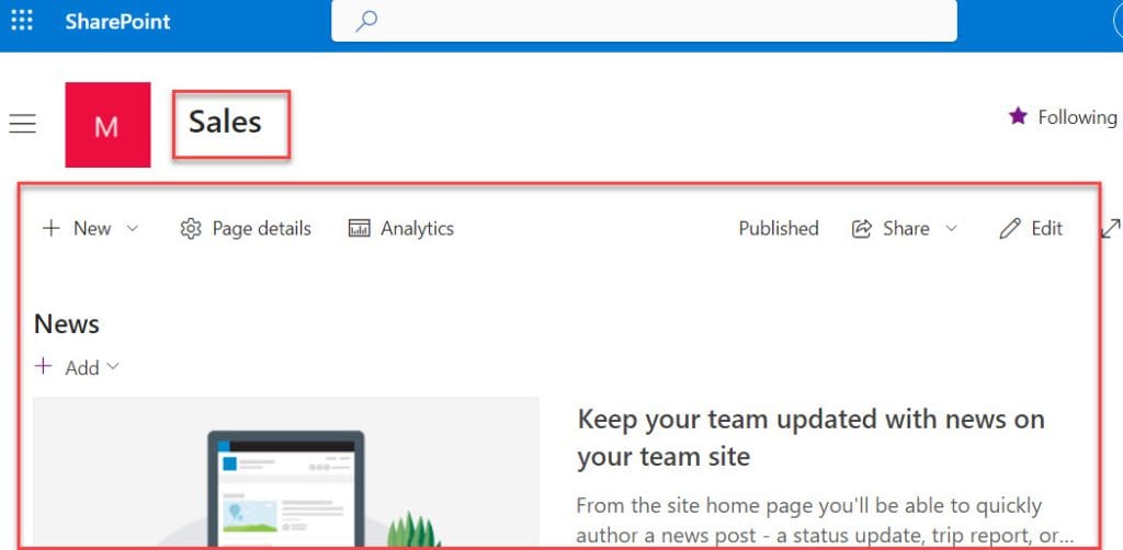 How to create a SharePoint Online subsite