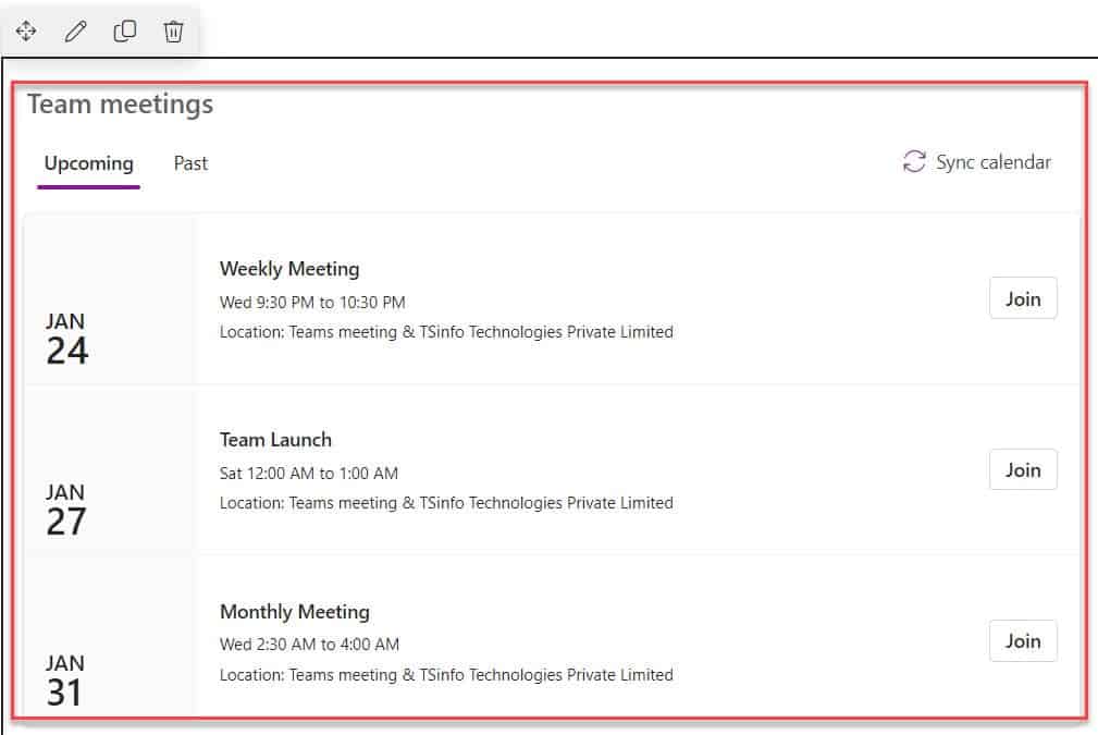 add calendar to sharepoint