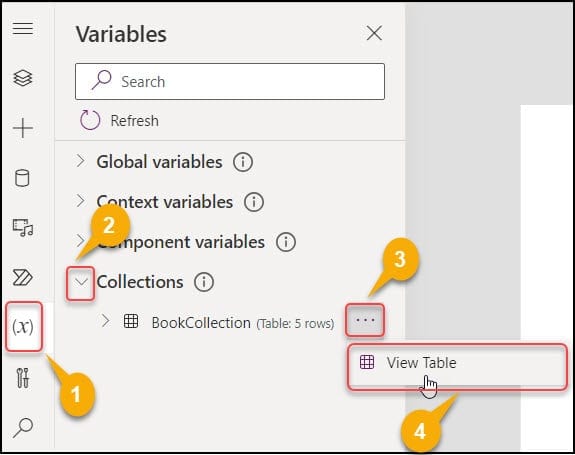 how to create collection in powerapps