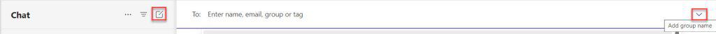 how to create group chat in teams