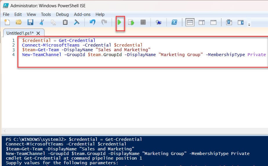 How to Create Private Channel in Teams using PowerShell