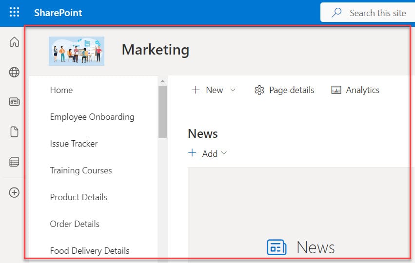 how to customize SharePoint Team site