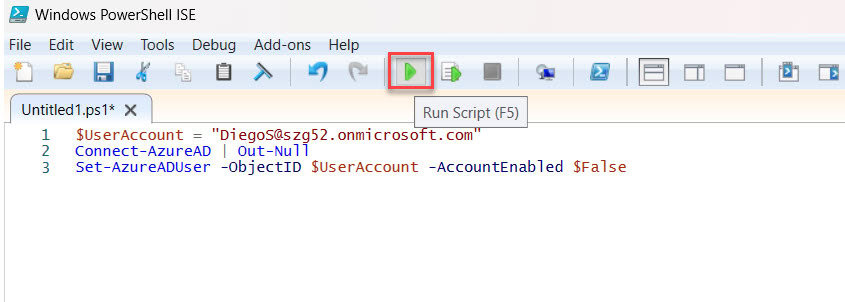 How to Disable User Account in Microsoft 365 using PowerShell
