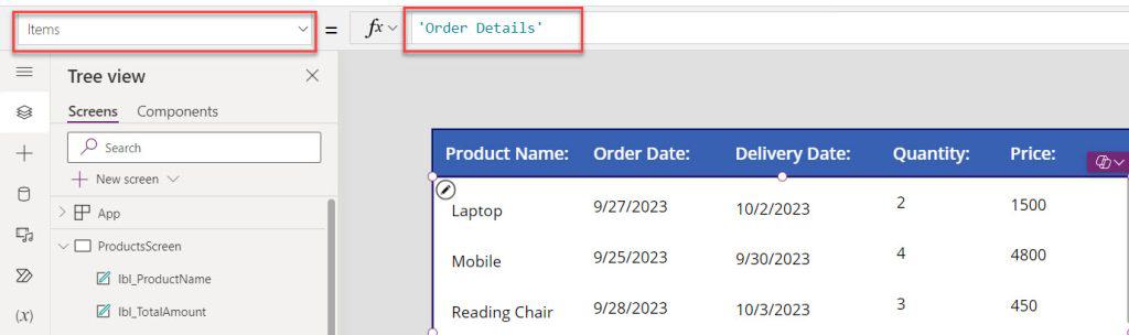 how to display all SharePoint list items in PowerApps gallery control