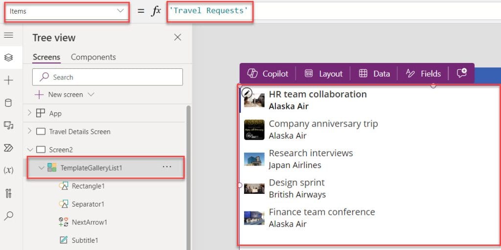 how to display sharepoint list in powerapps how to display sharepoint list in powerapps