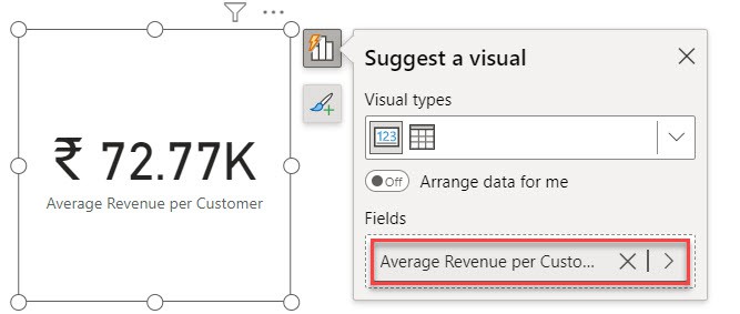 how to divide two columns power Bi