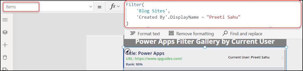 How to Filter Power Apps Gallery by Current User