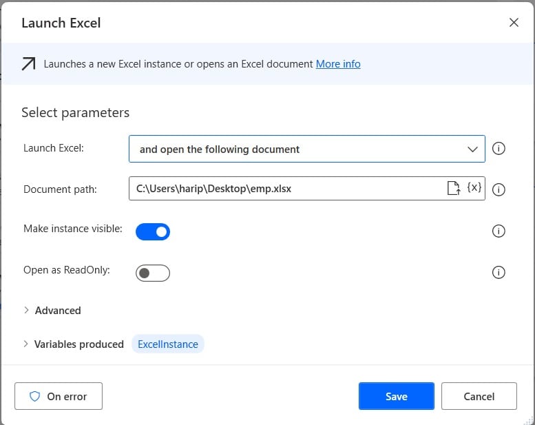 How to format date using MS Power Automate Desktop