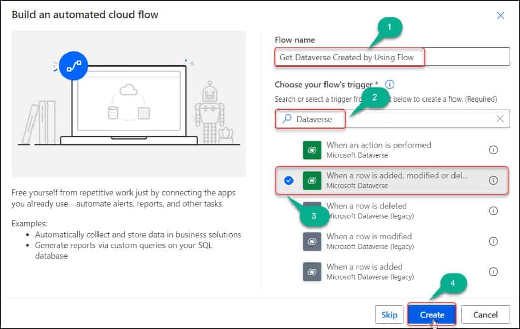 How to get Dataverse Created by in Power Automate