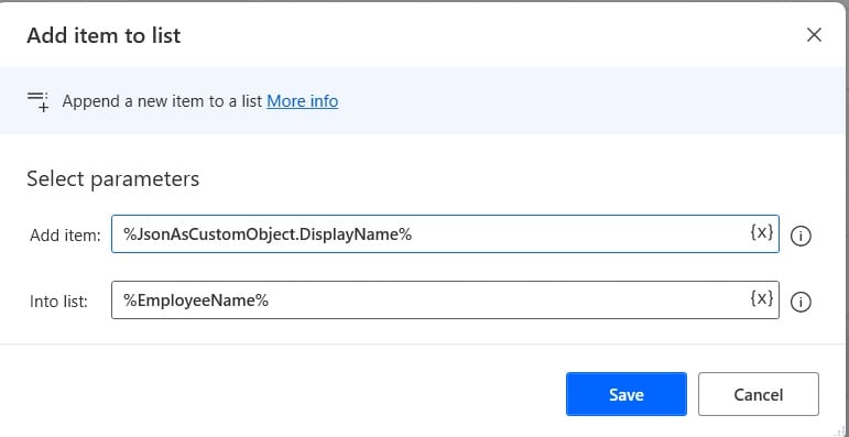 How to Get items Filter query in Microsoft Power Automate Desktop