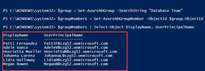 how to get office 365 group members using powershell