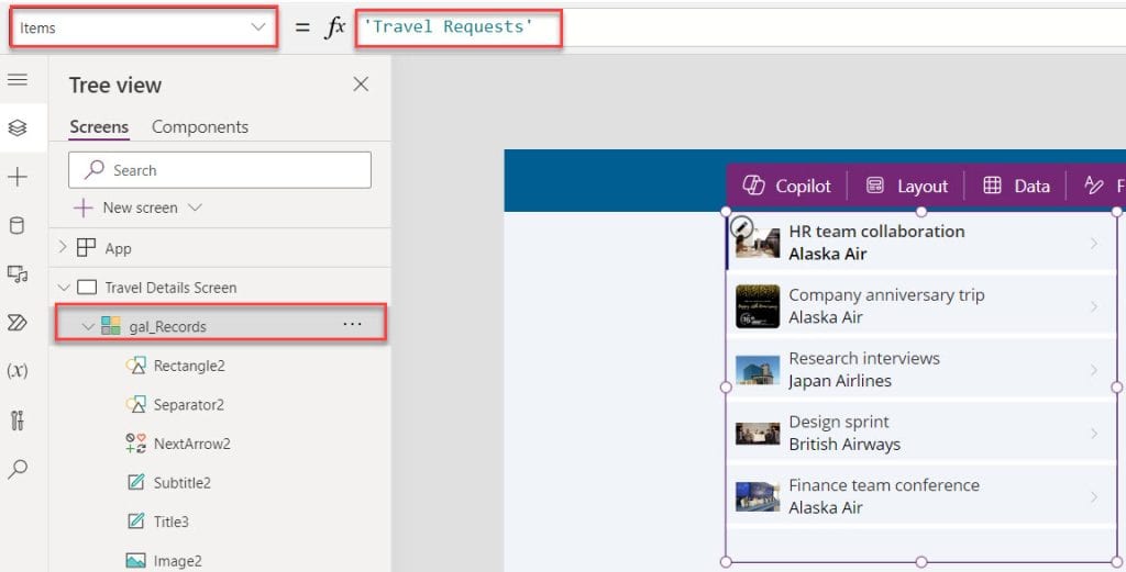 how to get value from the SharePoint list in the Power Apps gallery control how to get value from the SharePoint list in the Power Apps gallery control