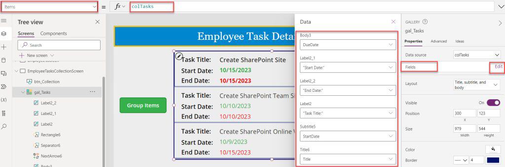 how to group collection items in power apps gallery how to group collection items in power apps gallery