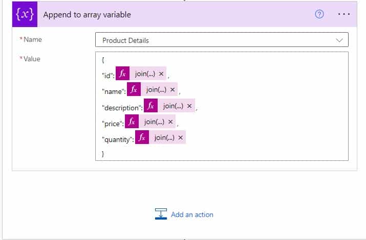 How to Loop through XML data insert into excel in Microsoft Power Automate