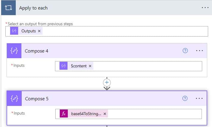 How to Loop through XML data insert into excel in Power Automate